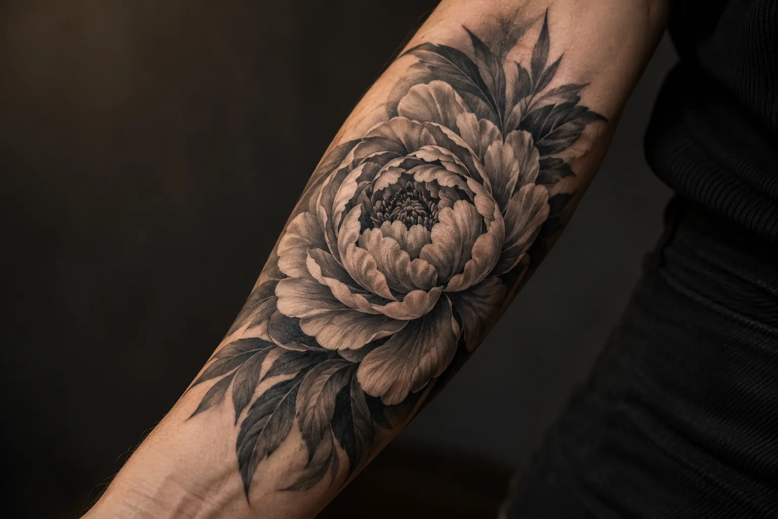 Example of Black & Grey tattoo artwork