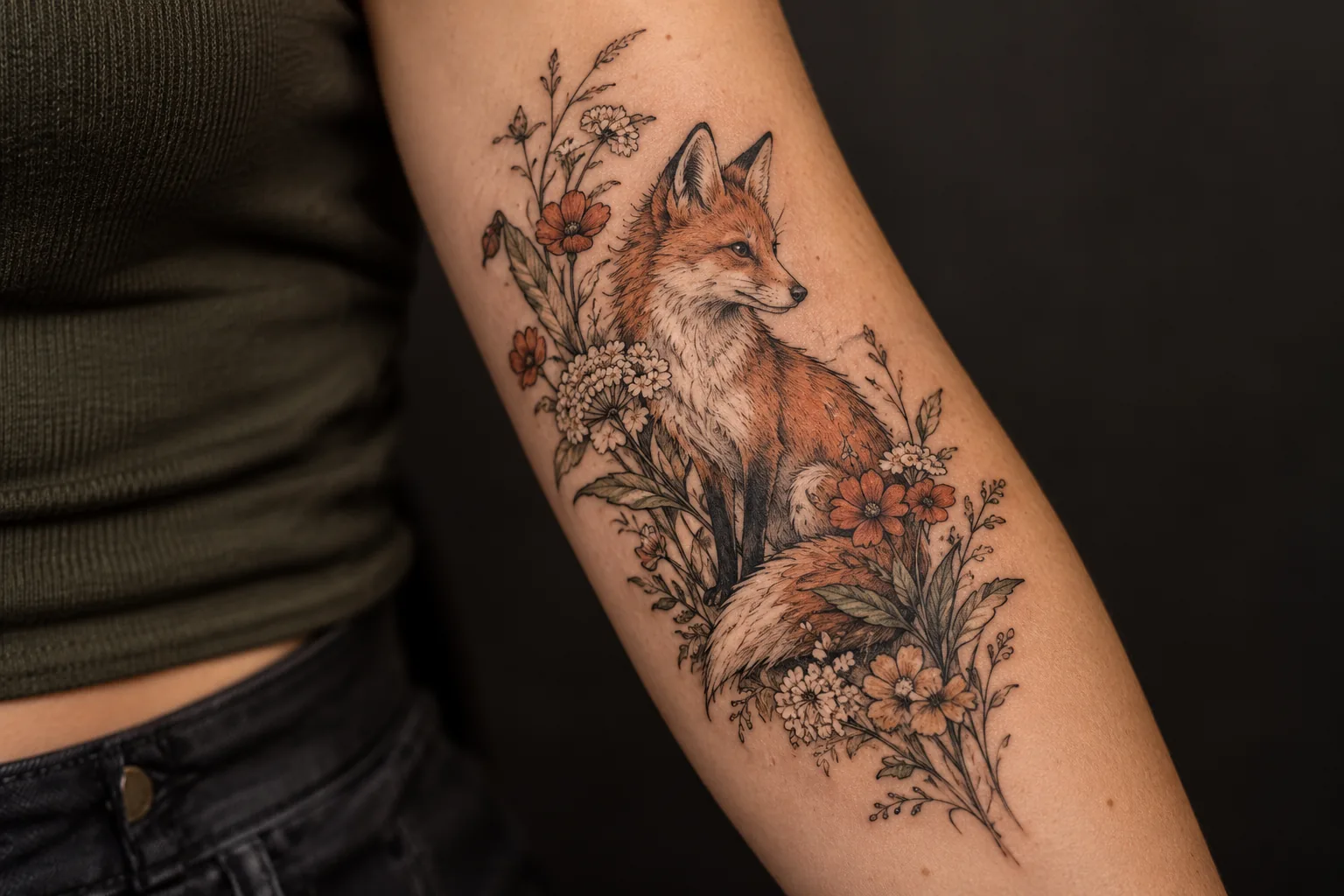 Example of Illustrative tattoo artwork