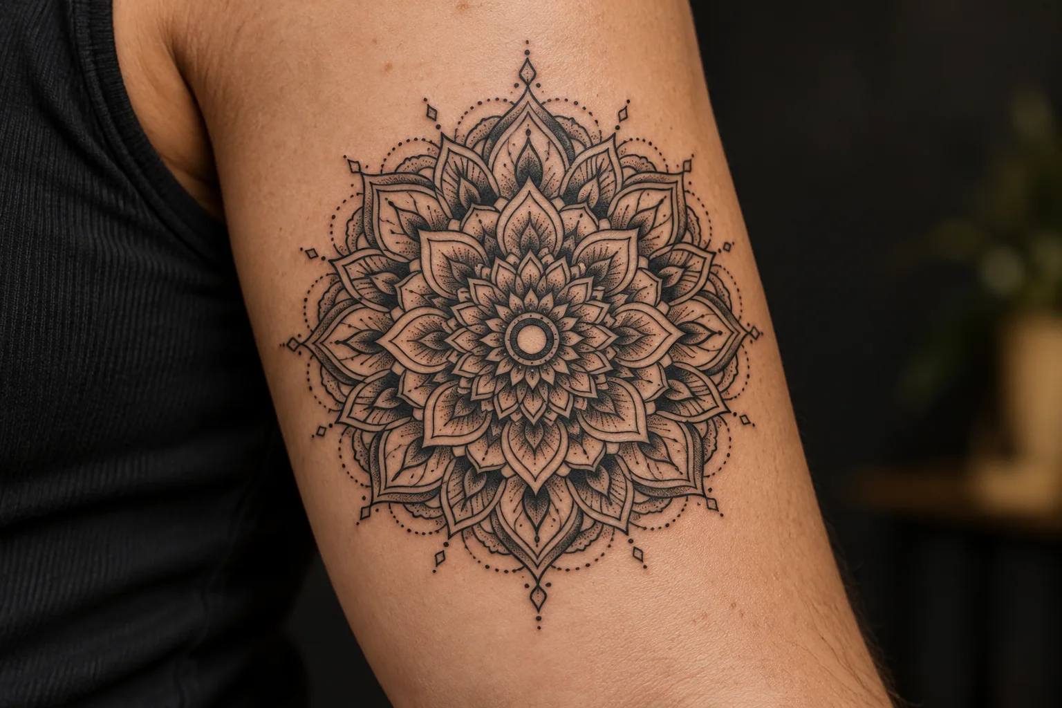 Example of Mandala tattoo artwork