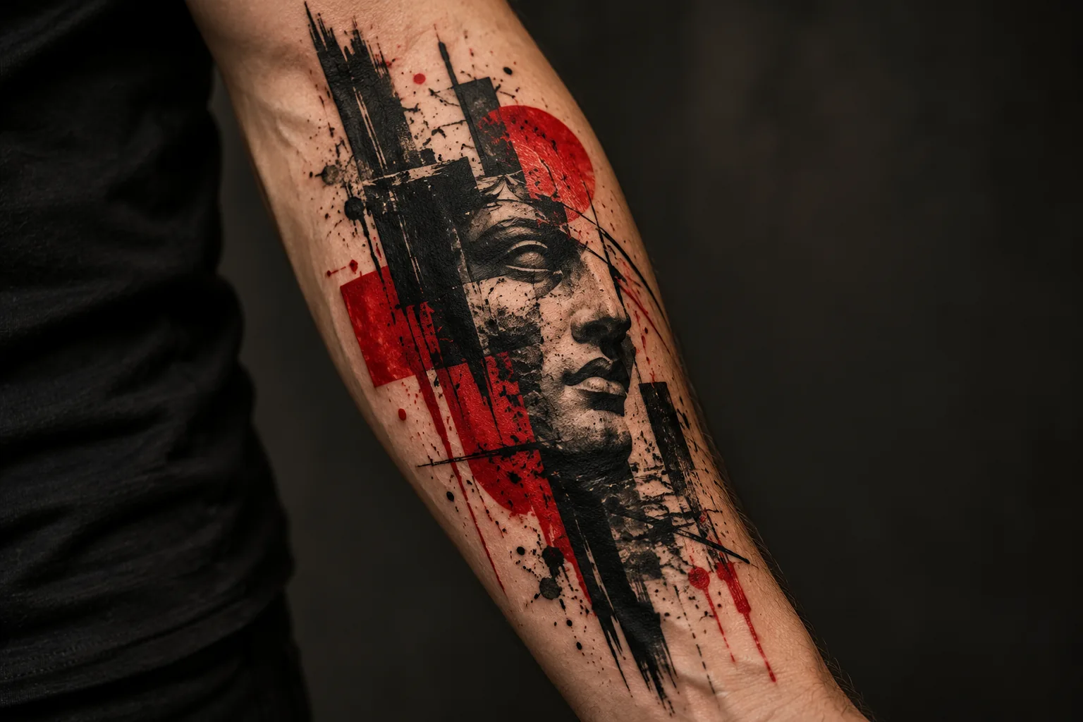 Example of Trash Polka tattoo artwork